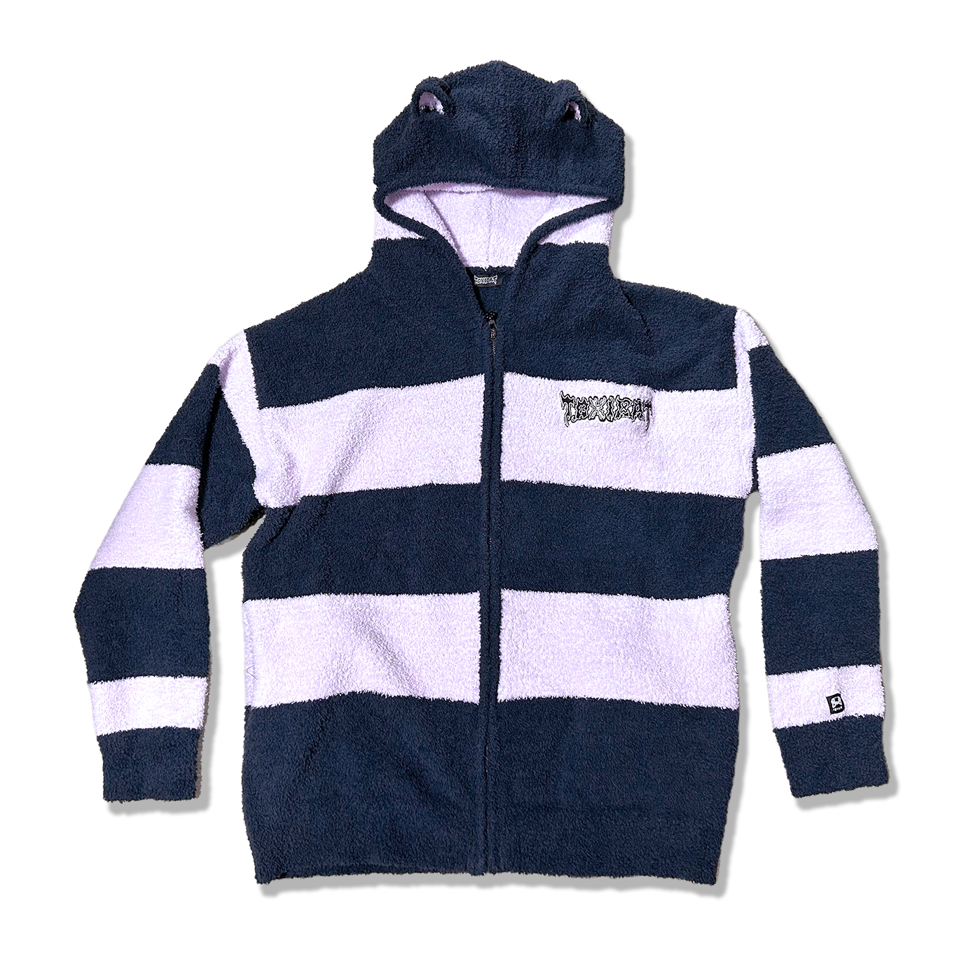 ゆっぴーショップ Striped Zip Hoodie GEAR-01T – ToxicaT.shop