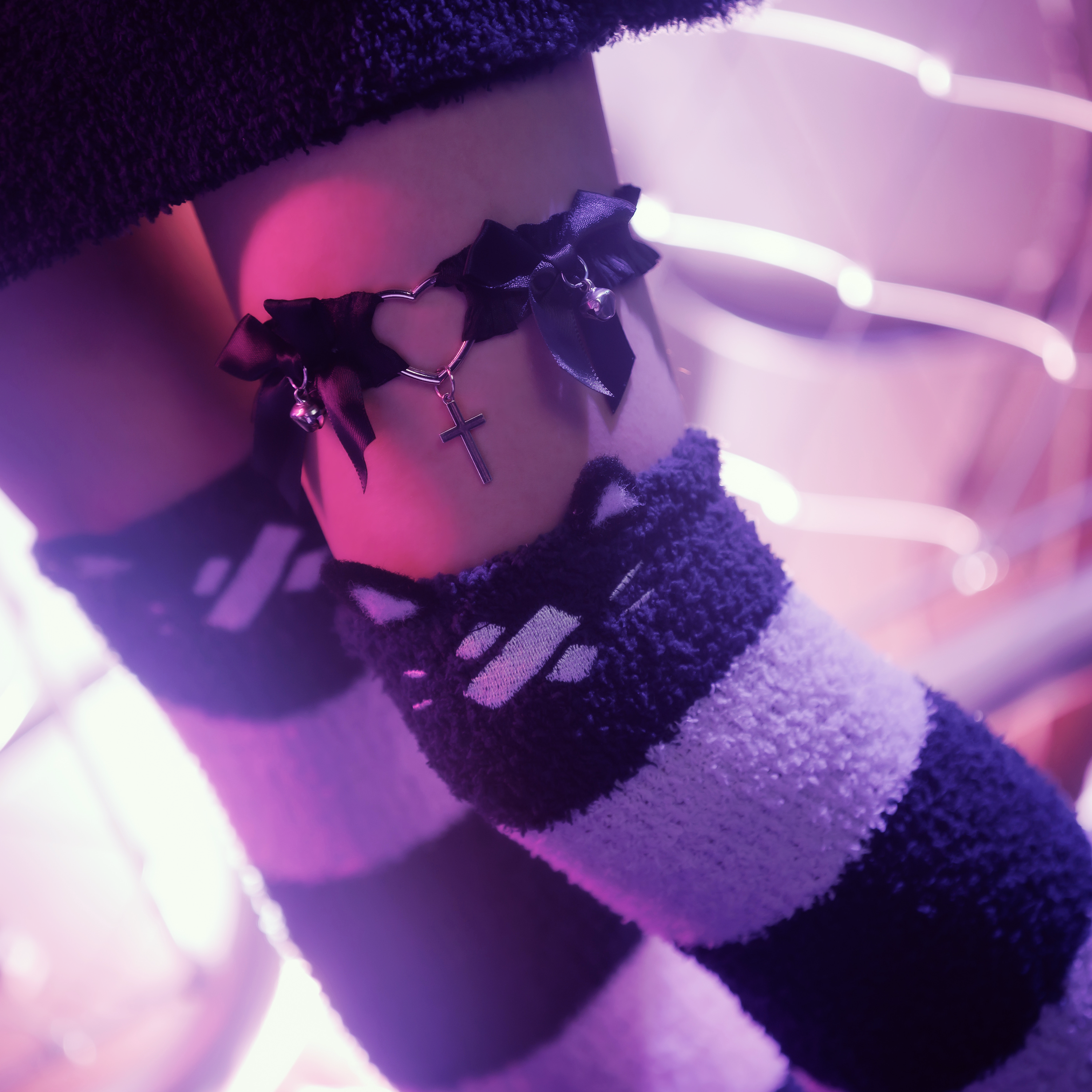 Striped Knee-High Socks GEAR-01A